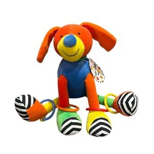 Jellycat Jelly Kitten Hoopy Loopy Dog Baby Toy Plush NWT